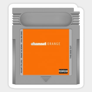 Channel Orange Game Cartridge Sticker